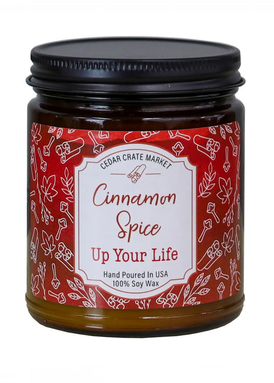 Cinnamon Spice Up Your Life - Autumn Fall Cinnamon Candle