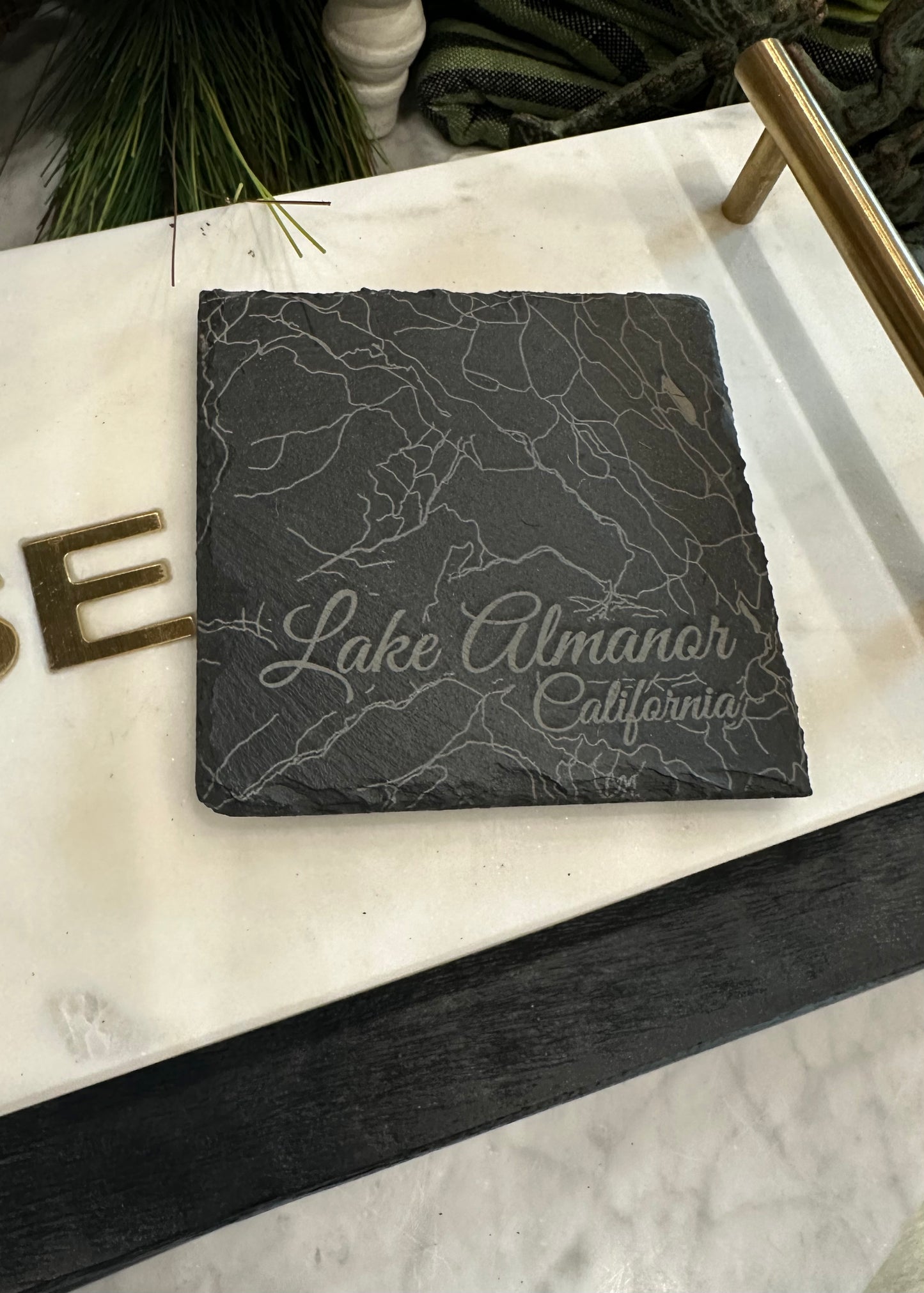 Lake Almanor Square Coasters