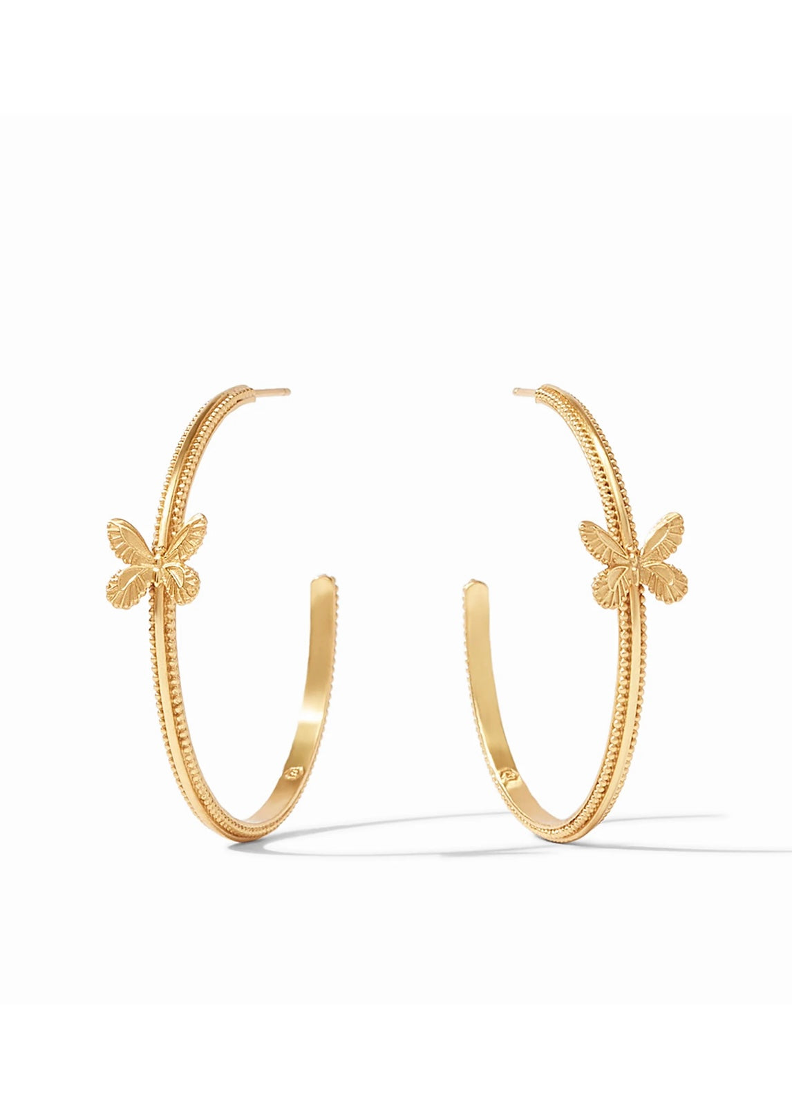 Butterfly Gold Large Hoop