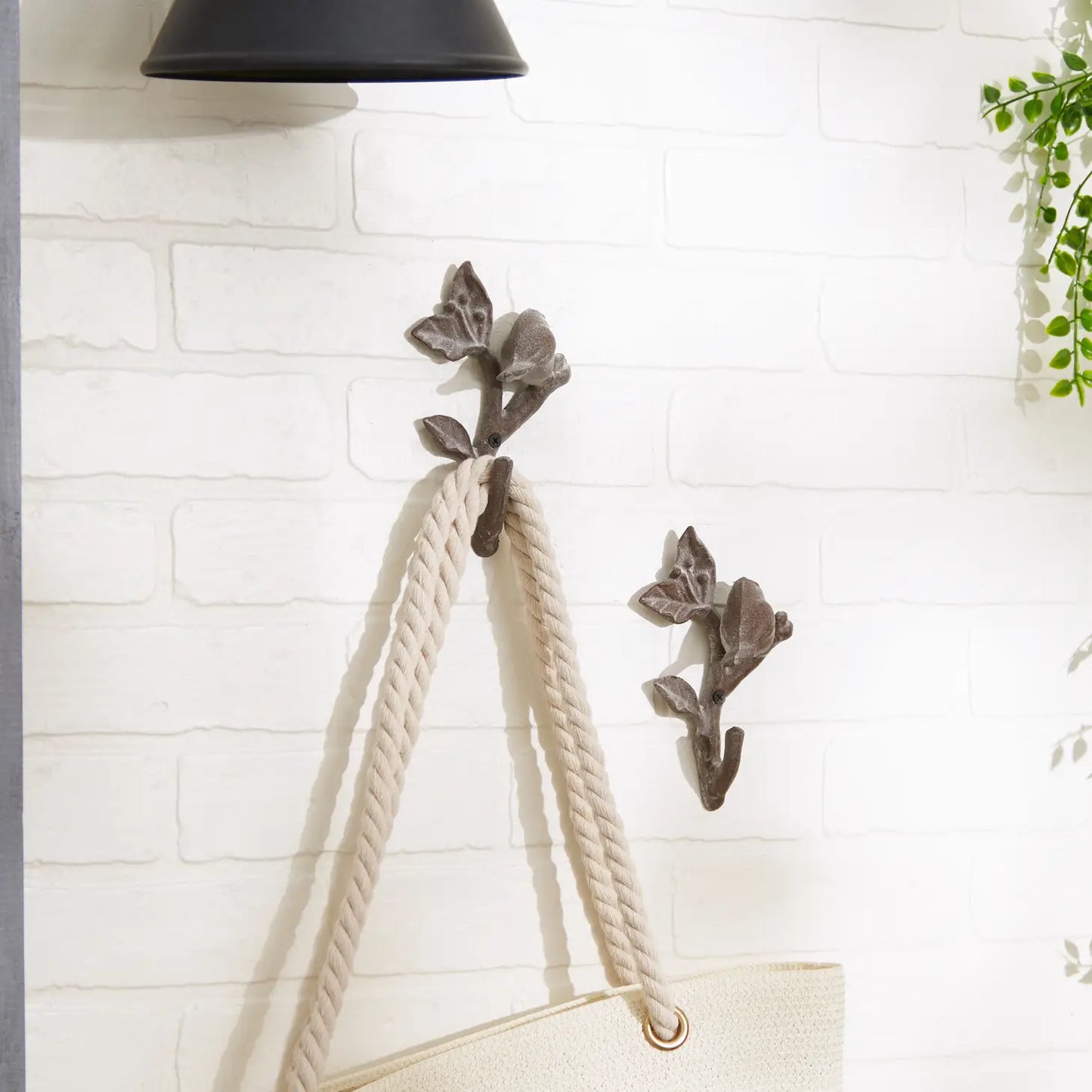Bird With Leaves Wall Hook