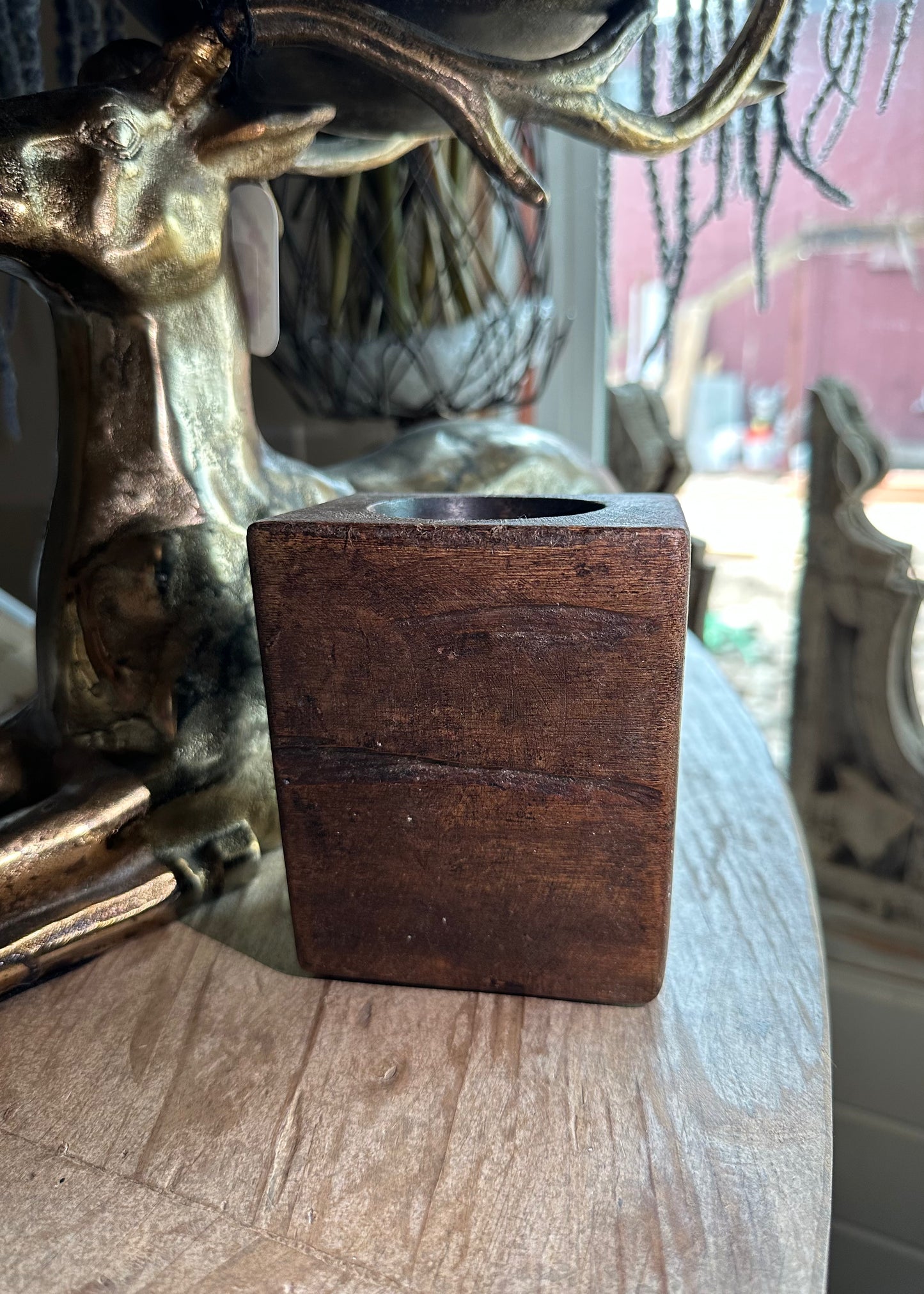 Single Hole Natural Sugar Mold Candle Holder