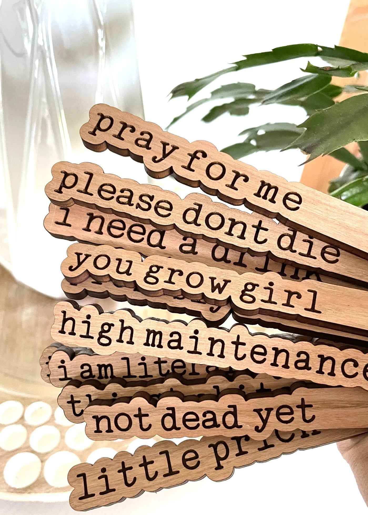 Punny Plant Stakes