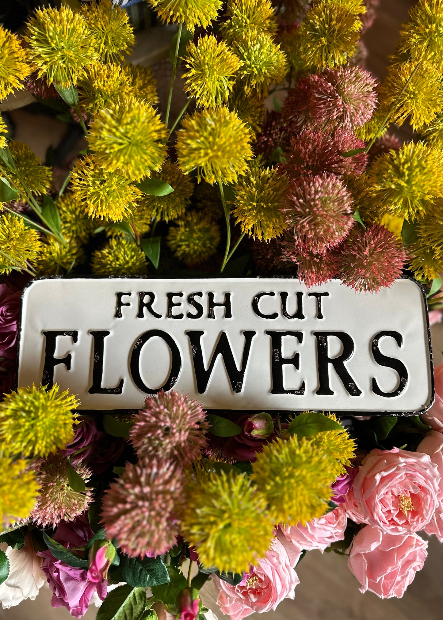 Fresh Cut Flower Sign