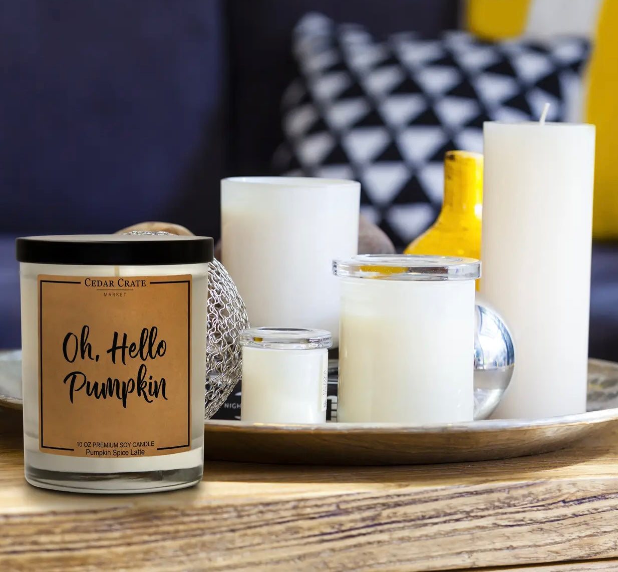 Oh Hello Pumpkin Soy Candle