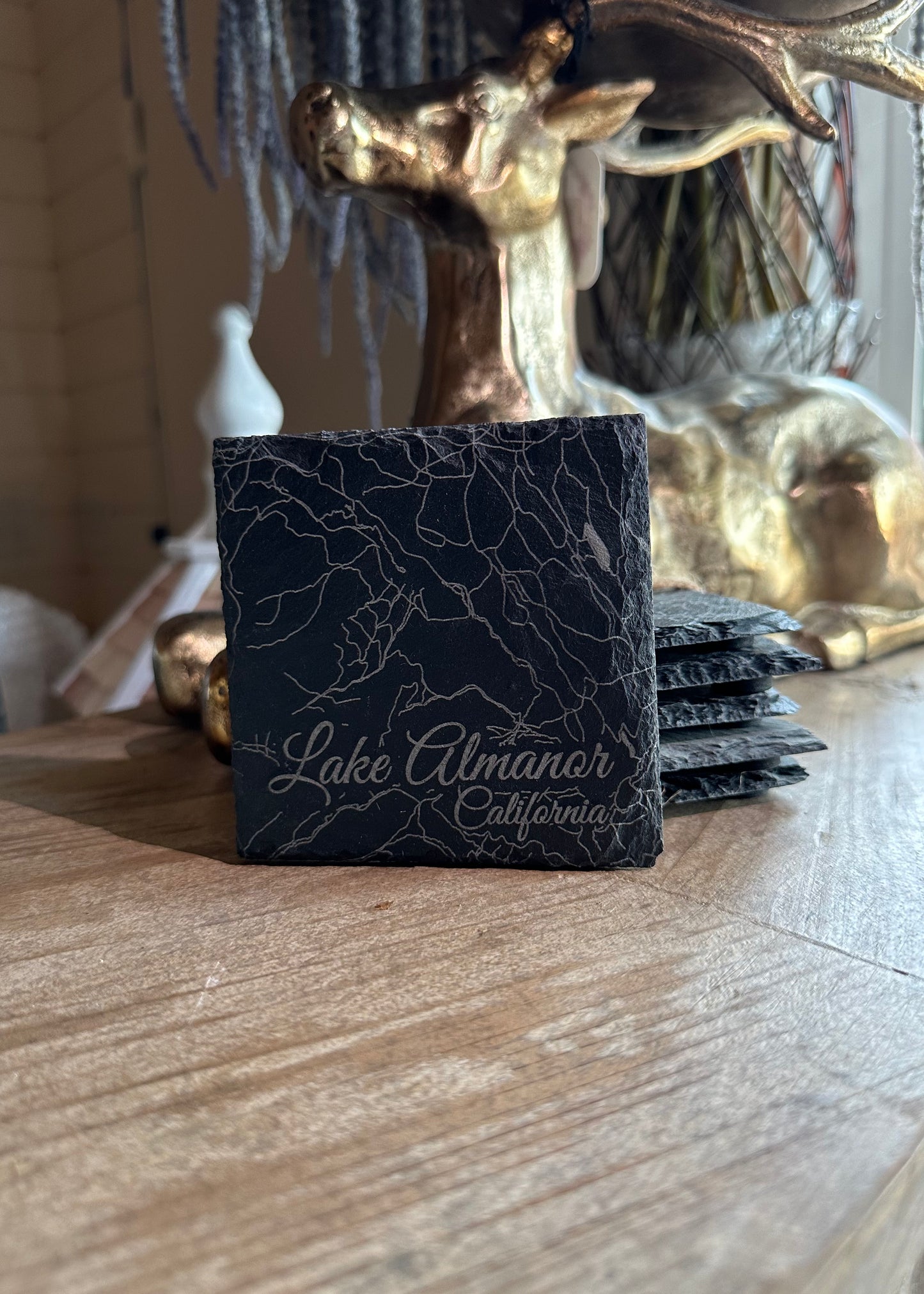 Lake Almanor Square Coasters