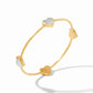 Heart Bangle - Gold Bangle w/ Mother of Pearl
