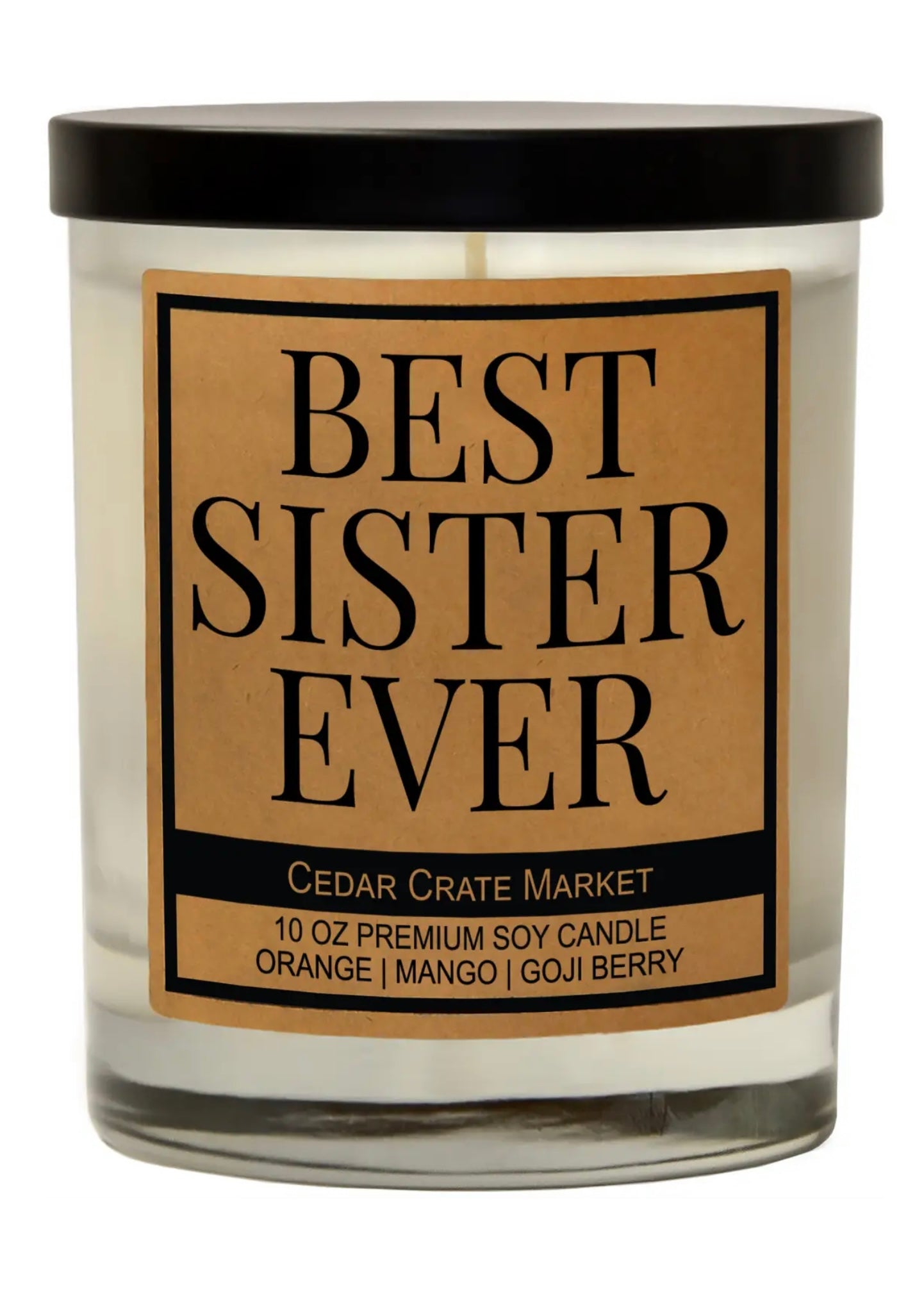 Best Sister Ever Soy Candle