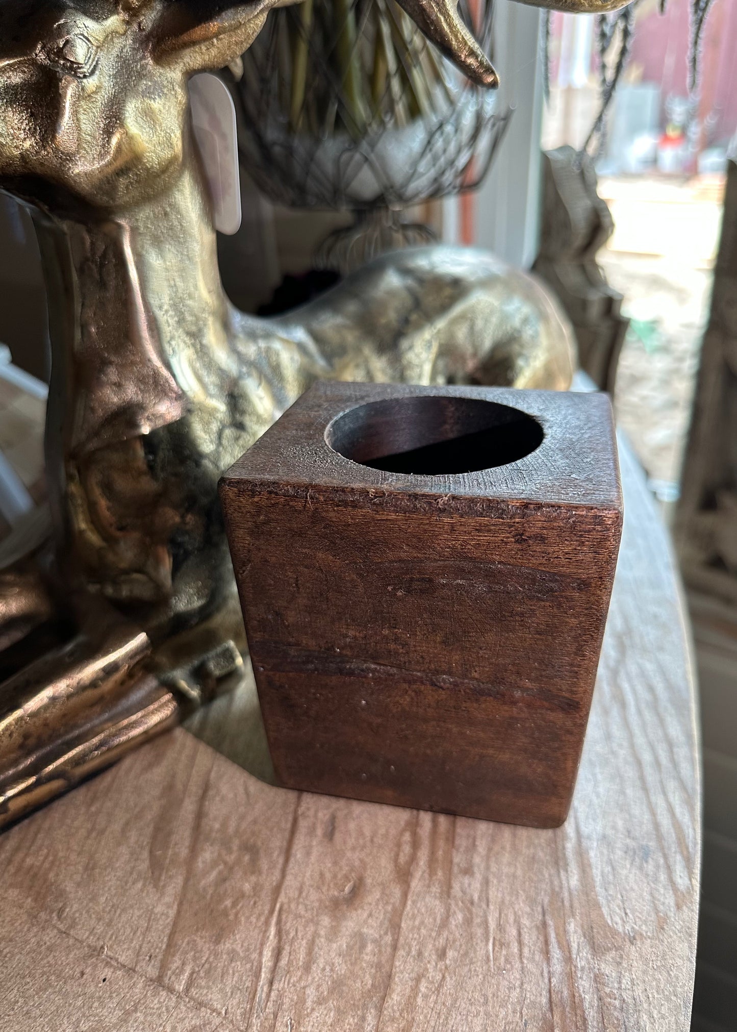 Single Hole Natural Sugar Mold Candle Holder