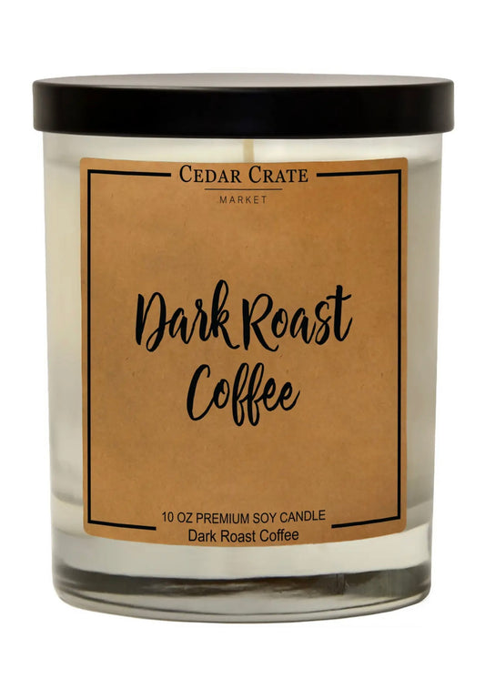 Dark Roast Coffee Kraft Soy Candle