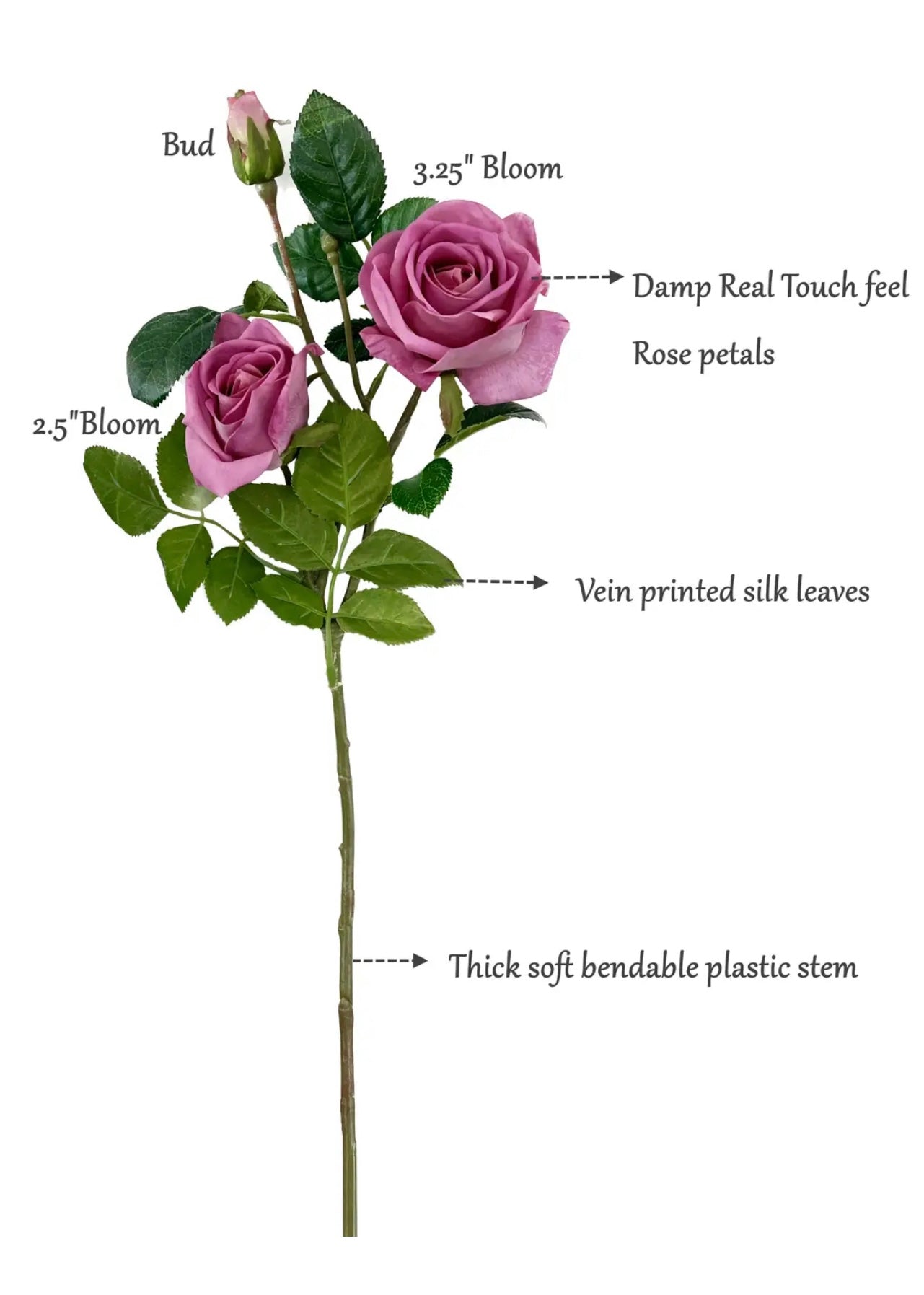 Faux Rose-Magenta