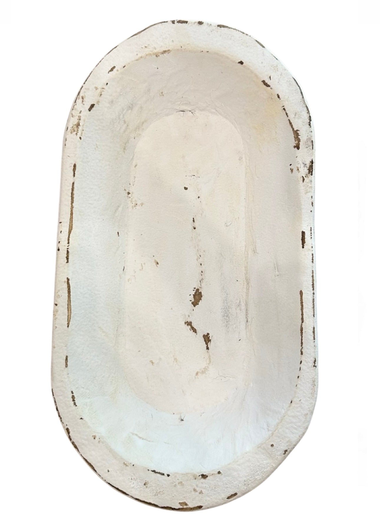 Medium Dough Bowl - Whitewashed
