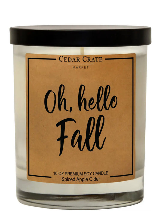 Oh Hello Fall Soy Candle