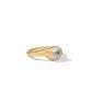 Jewel Stack Gold Ring Cubic Zirconia - Size 8