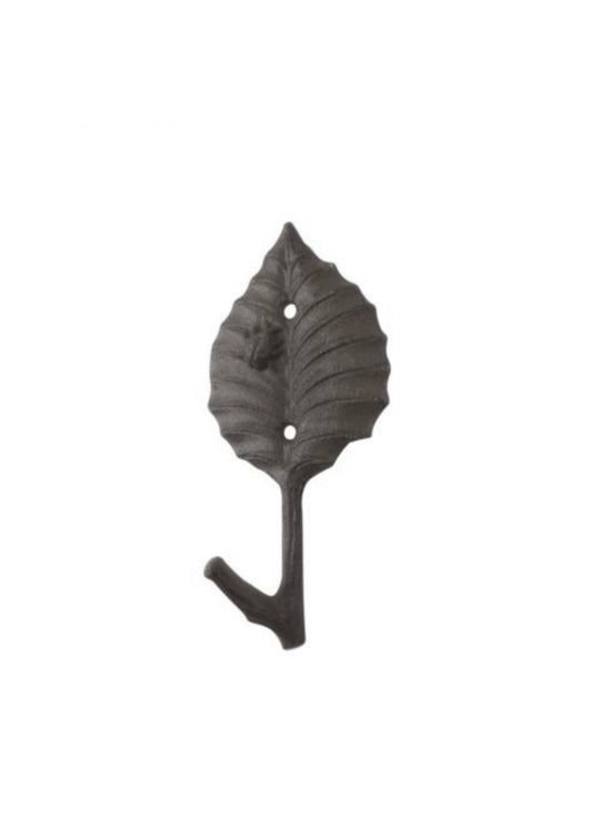 Decorative Cast Iron Birch Leaf Wall Hook