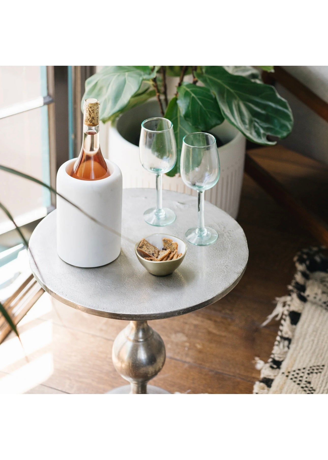 White Marble Wine Chiller