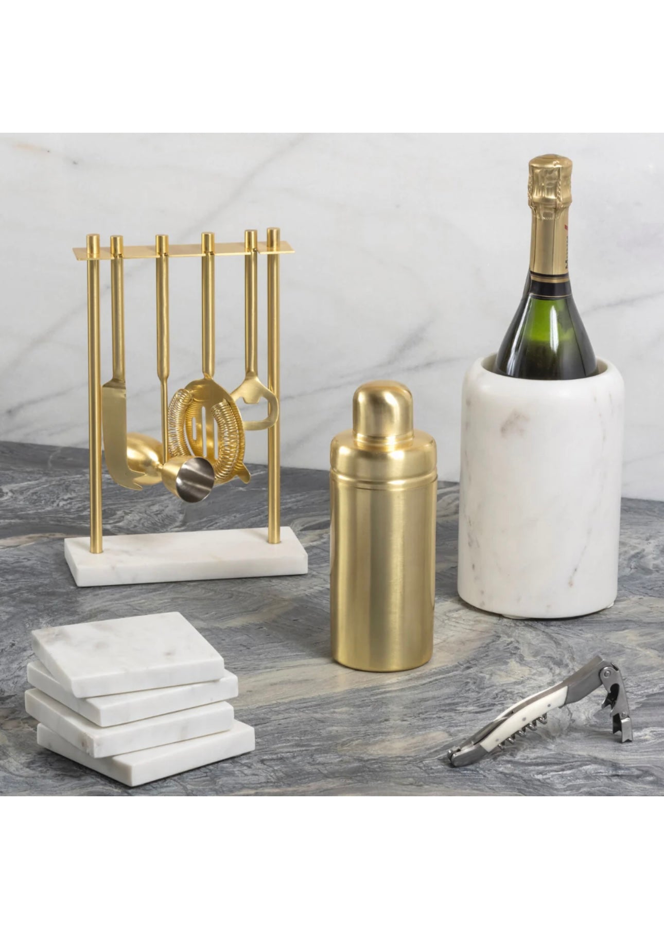 White Marble Wine Chiller