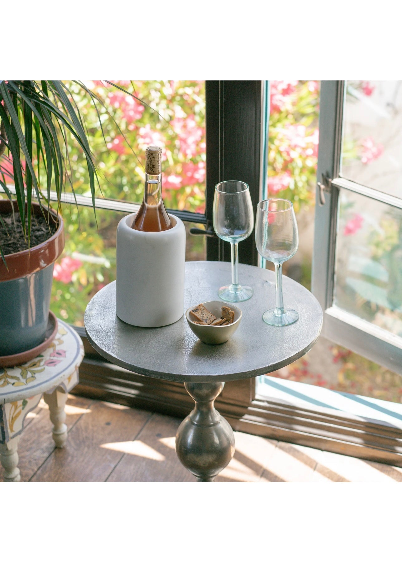 White Marble Wine Chiller