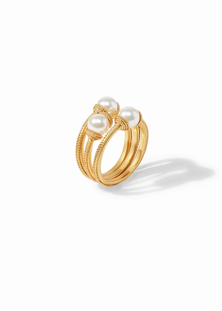 Calypso Gold Ring Trio Set