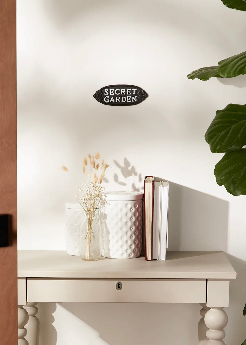 Secret Garden Cast Iron Sign