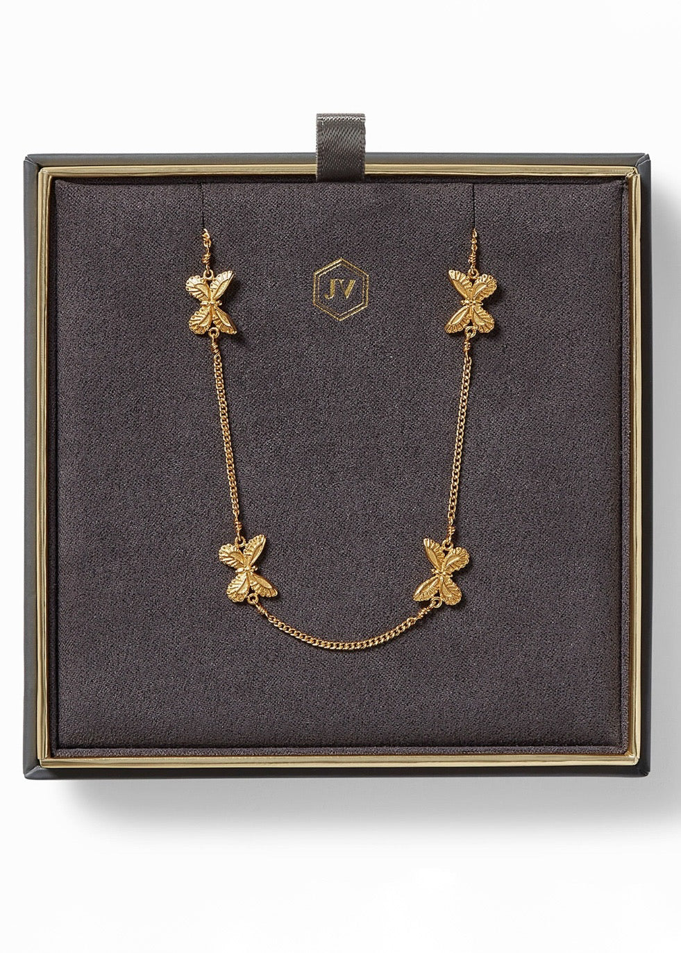 Butterfly Delicate Station Necklace