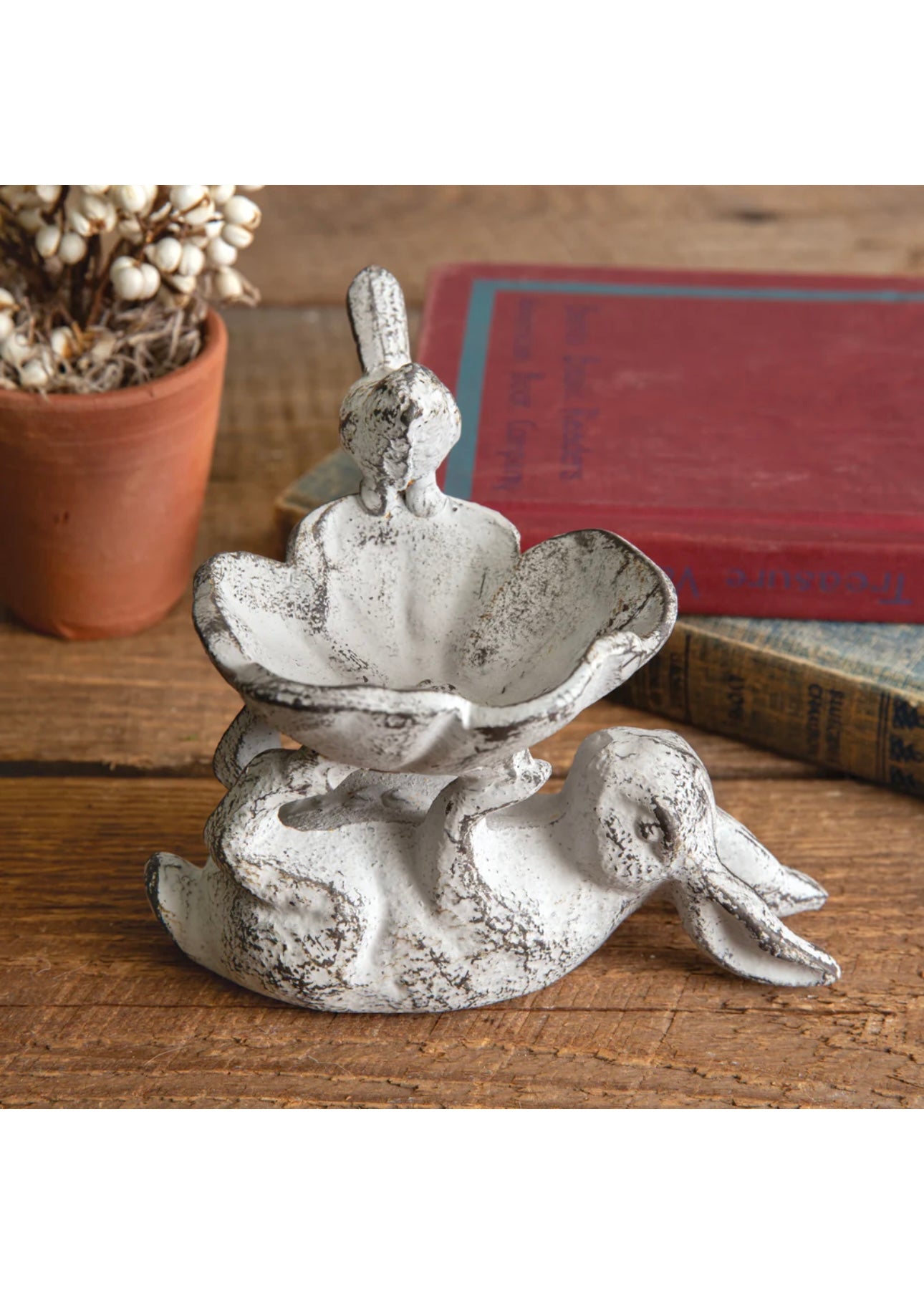 Bunny Bird Feeder Dish