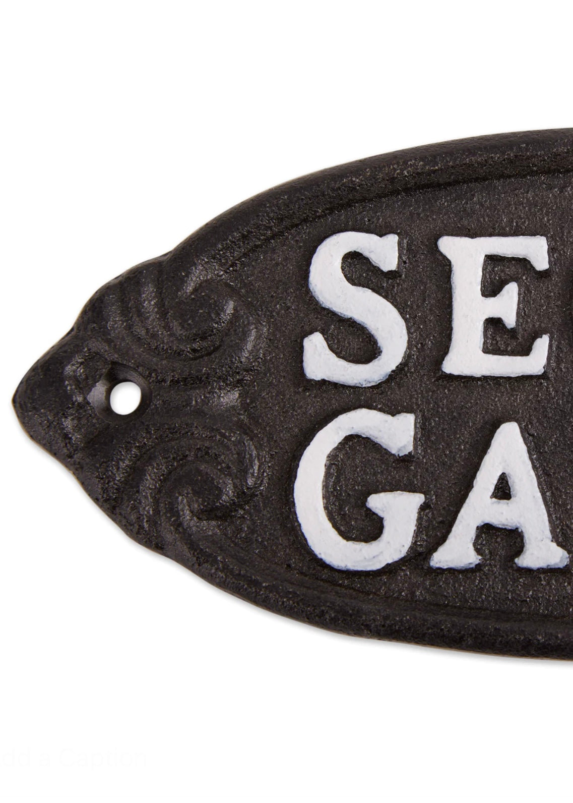Secret Garden Cast Iron Sign