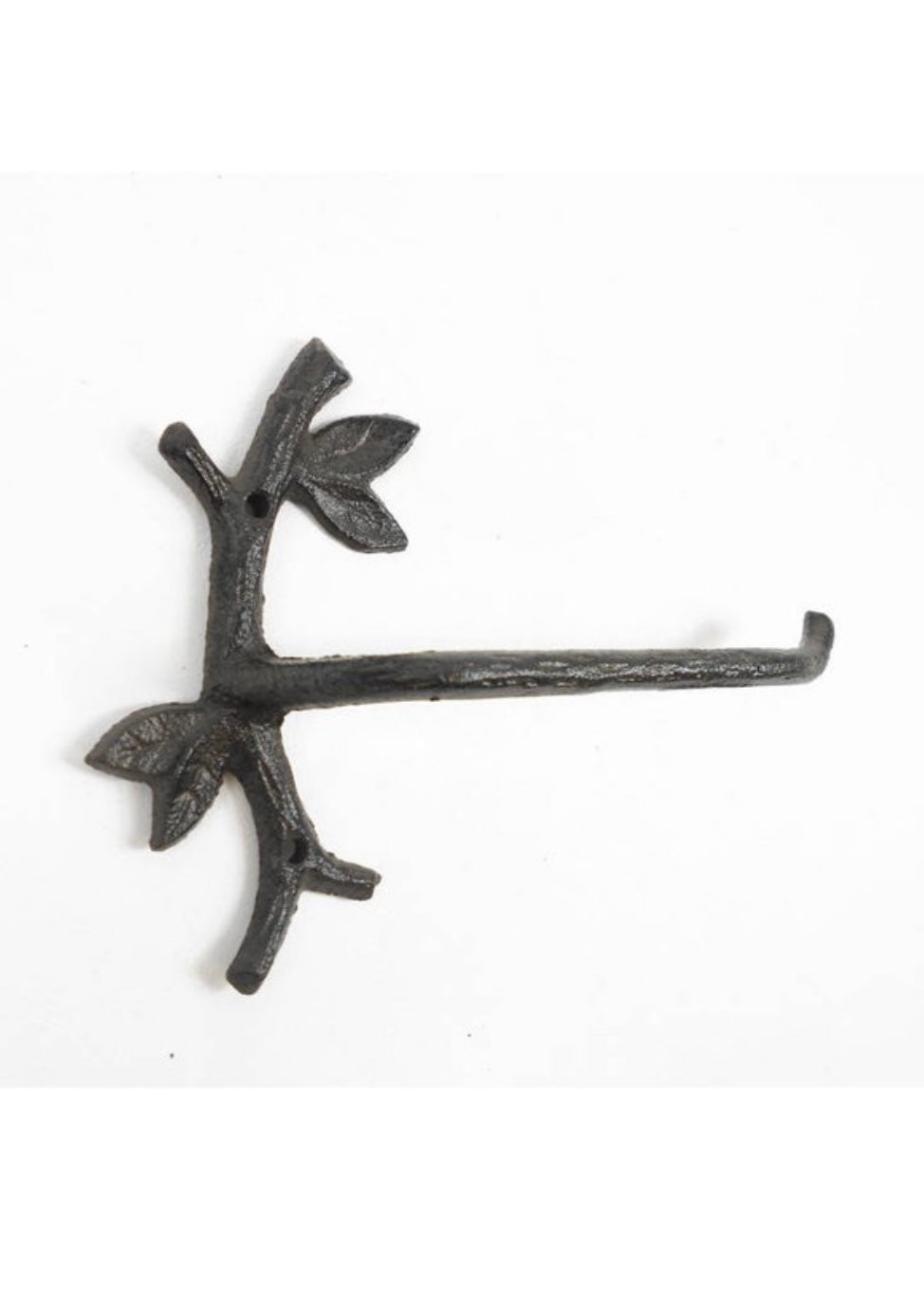 Cast Iron Leaf Branch Toilet Paper Holder