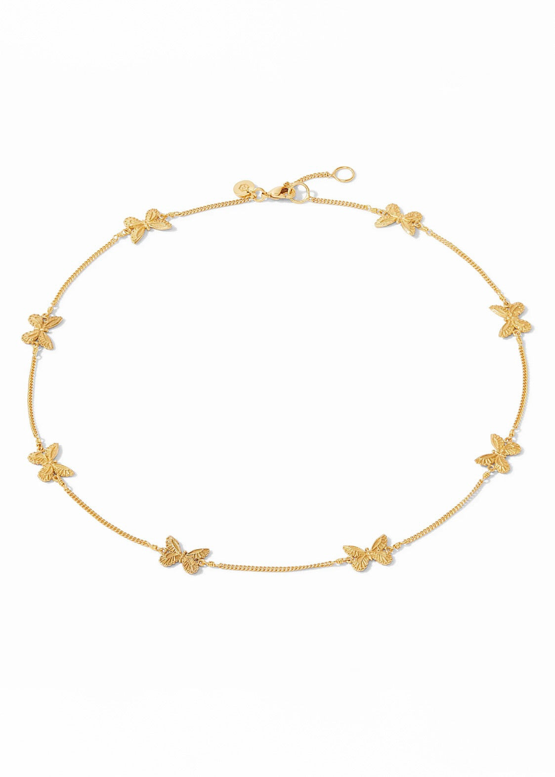 Butterfly Delicate Station Necklace