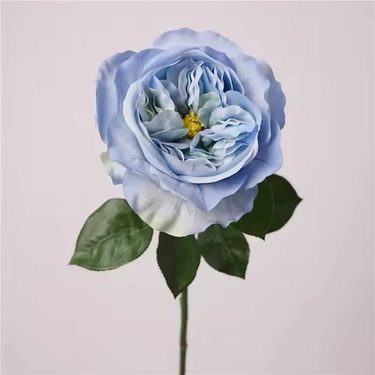 18"Elegant Real touch Juliet Rose-Moisture-touch coating: Soft Blue