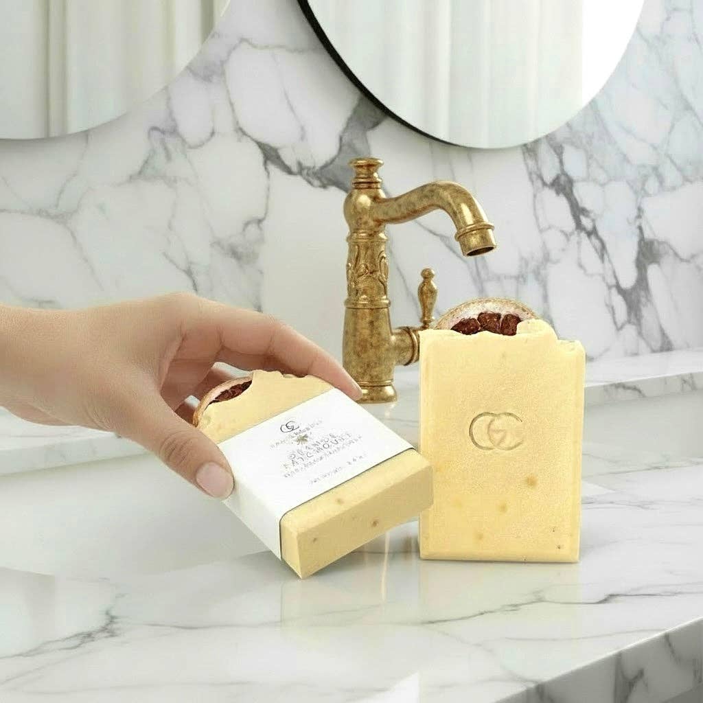 Orange Patchouli Exfoliating Shea Butter Soap