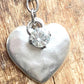 Hammered heart necklace boutique jewelry salon spa uno