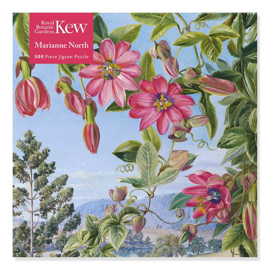 Adult Jigsaw Puzzle Kew: Marianne North: View in the Brisbane Botanic Garden (500 pieces) by: Jigsaw; 1 pages / English
