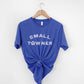 SMALL TOWNER Graphic T-Shirt: HEATHER MAUVE / S