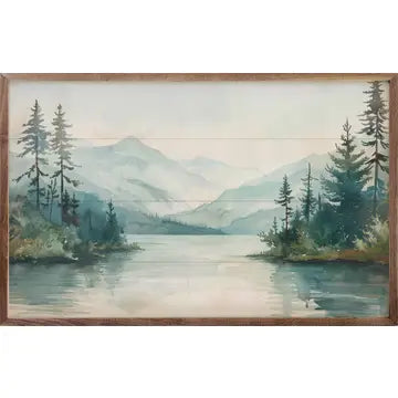 Spring Mountain Framed Print