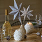 Pinecone Candle - Perfect Christmas Centerpiece: White