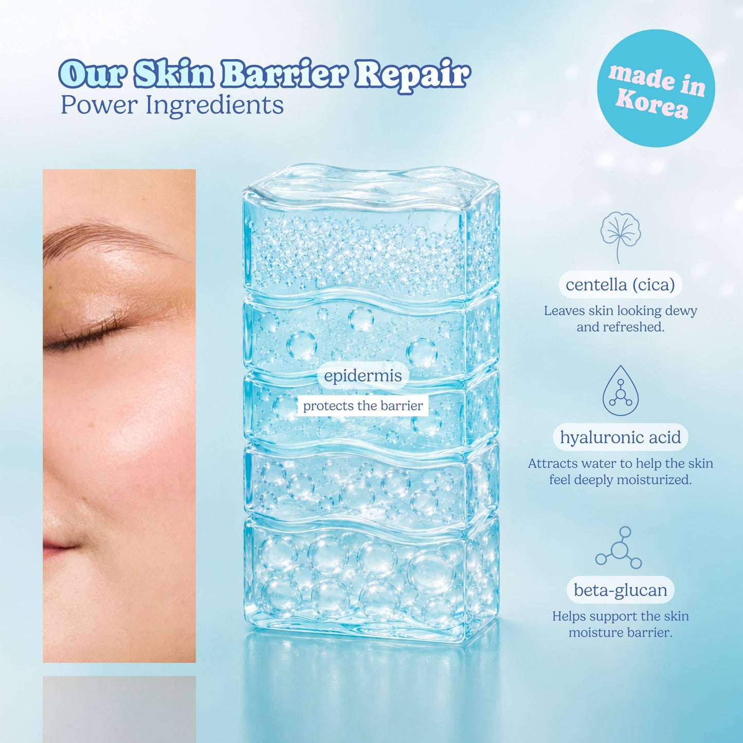 The Blue Dream Moisture Repair Raw Juice Mask: With Peg Hole