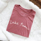LAKE BUM Graphic T-shirt: BLACK / XL