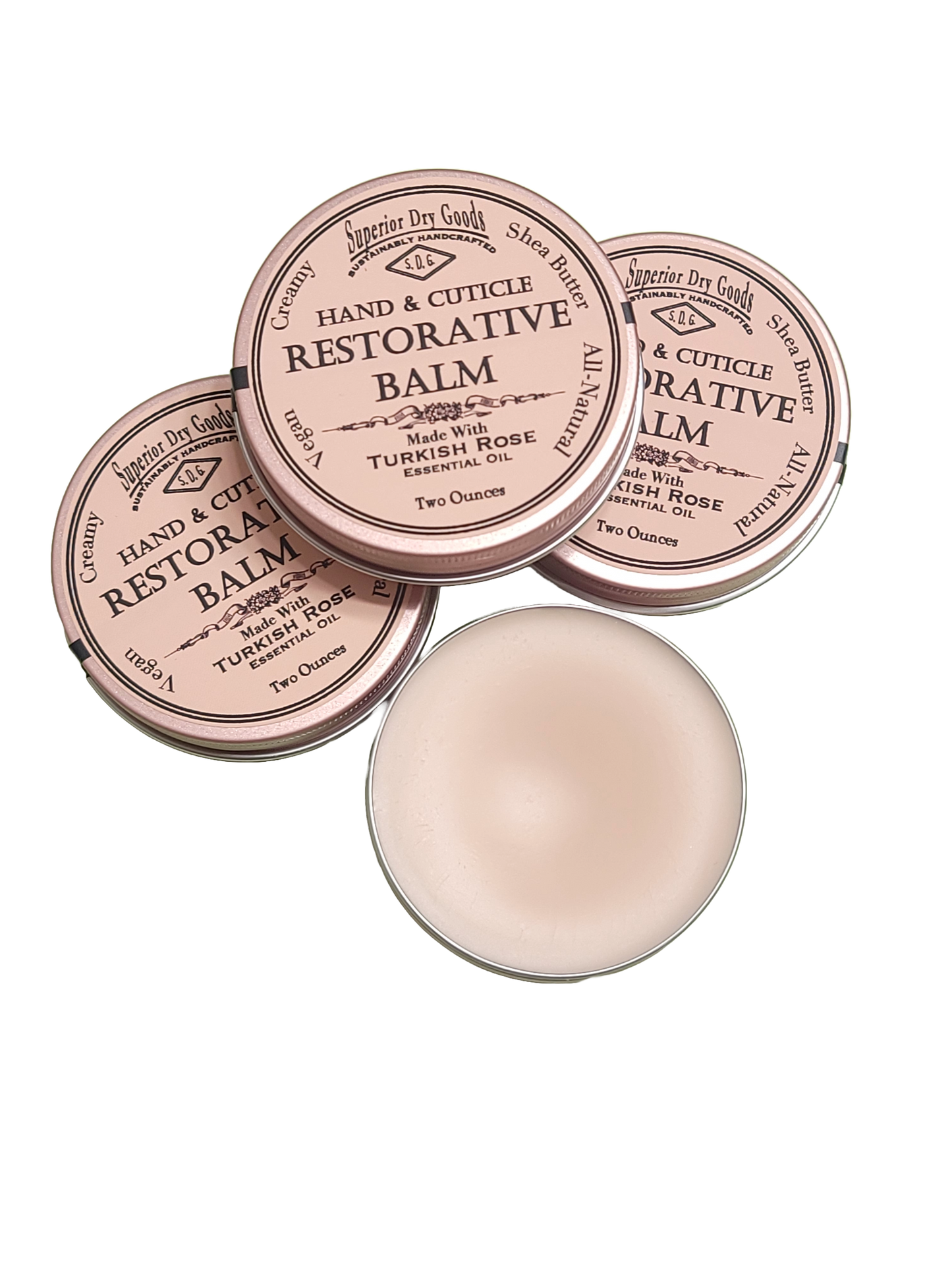 Hand & Cuticle Restorative Balm | Turkish Rose | All Natural