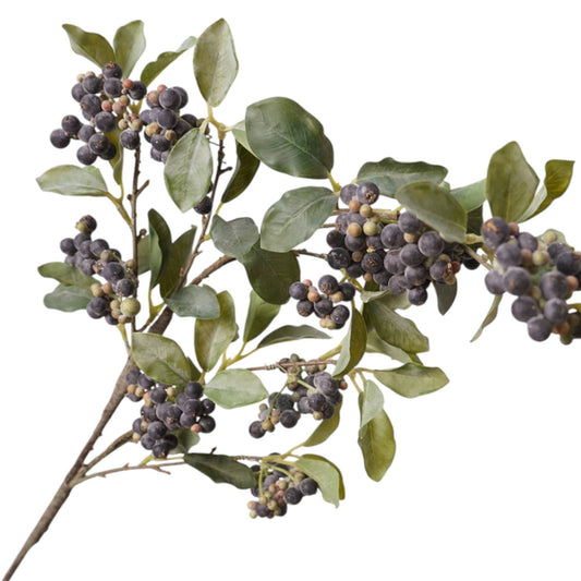 34.5"Desinger's Pick-Artificial Frosty Berry spray: Frosty Black