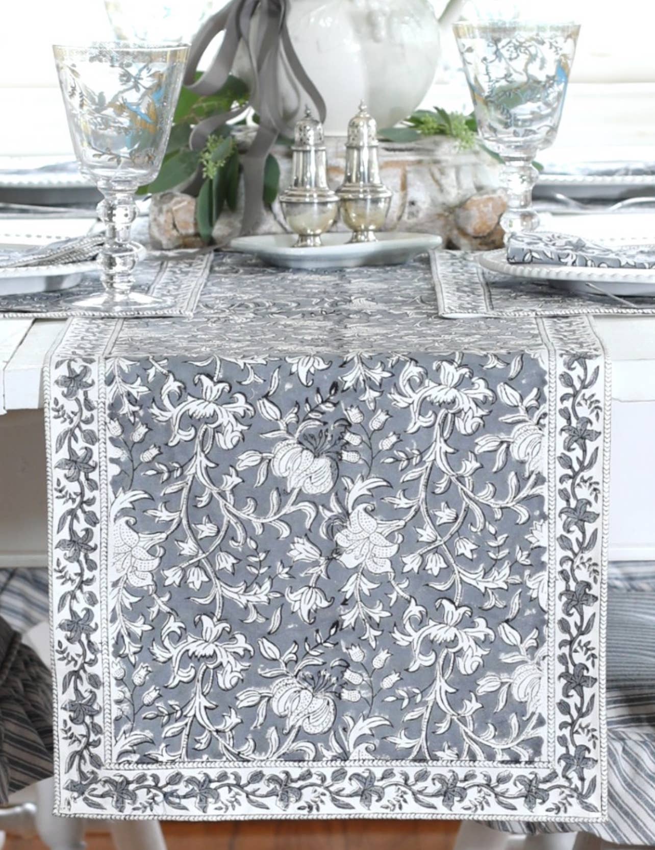 Table Runner Pacho Slate - Thumbnail 2