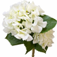 24"Lux Designer-Grade Ultra-Realistic Hydrangea–(7"Bloom): Elegant Brown