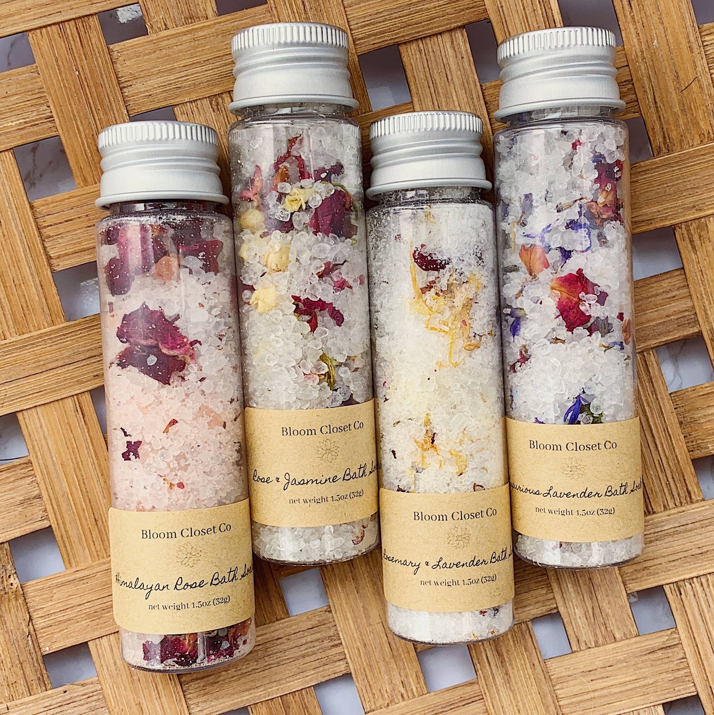 Mini Test Tube Bath Salts: Mixed Scents