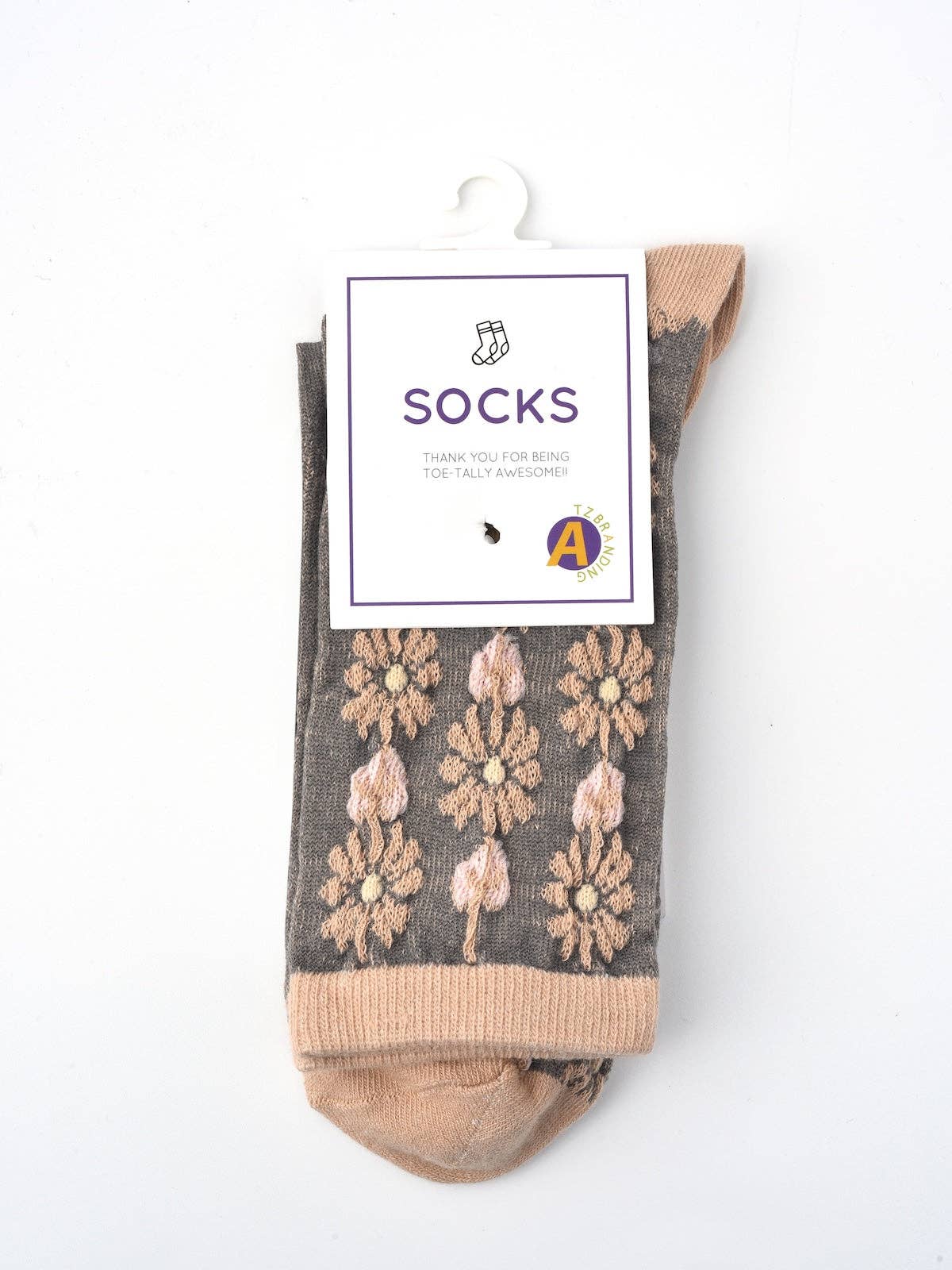 Rufia - Floral Knit Socks - Vintage & Stretchy: Sun