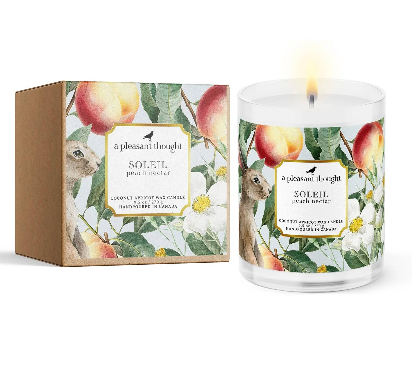 SOLEIL | PEACH NECTAR | CANDLE: Wood