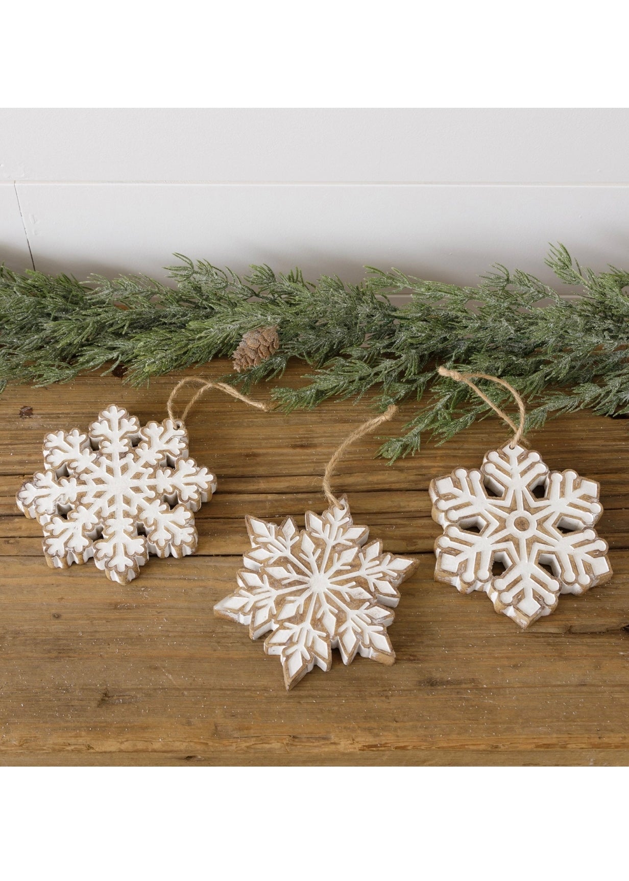 Frosty Snowflake Ornaments