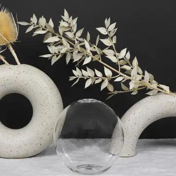 Neva Vase, Clear Candle Holder