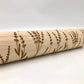 Lavender Flowers Embossed Rolling Pin- Baking & Pottery