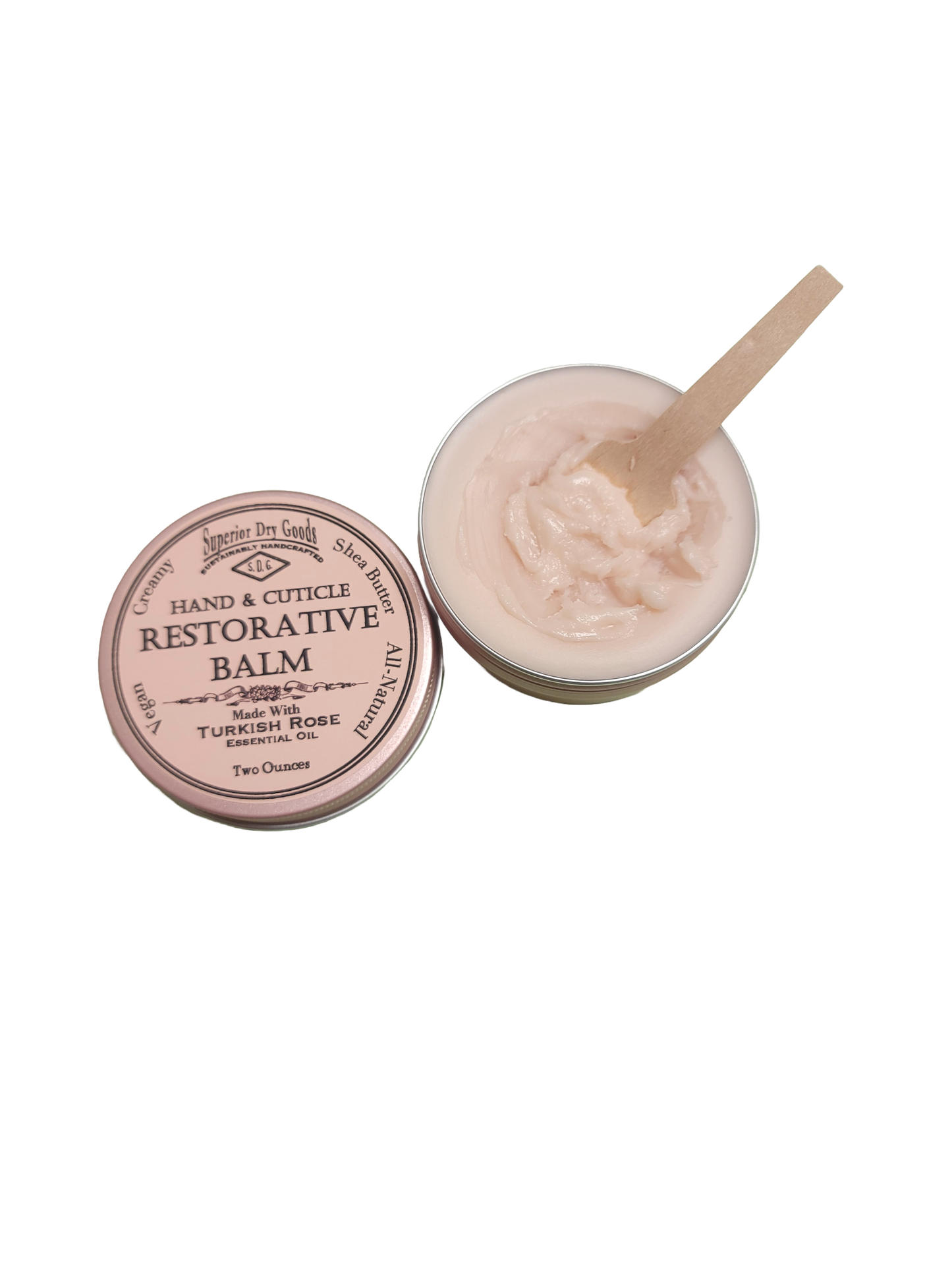 Hand & Cuticle Restorative Balm | Turkish Rose | All Natural
