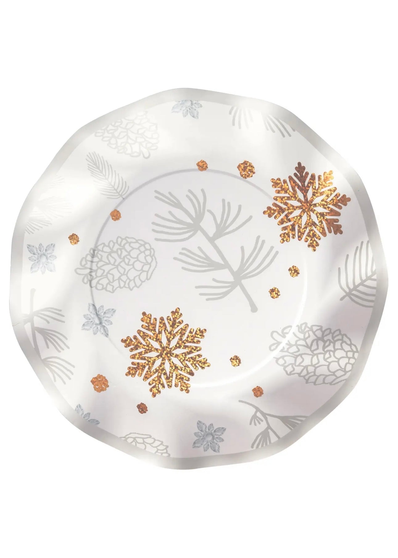 Winter Frost Paper Salad Plate/8pk