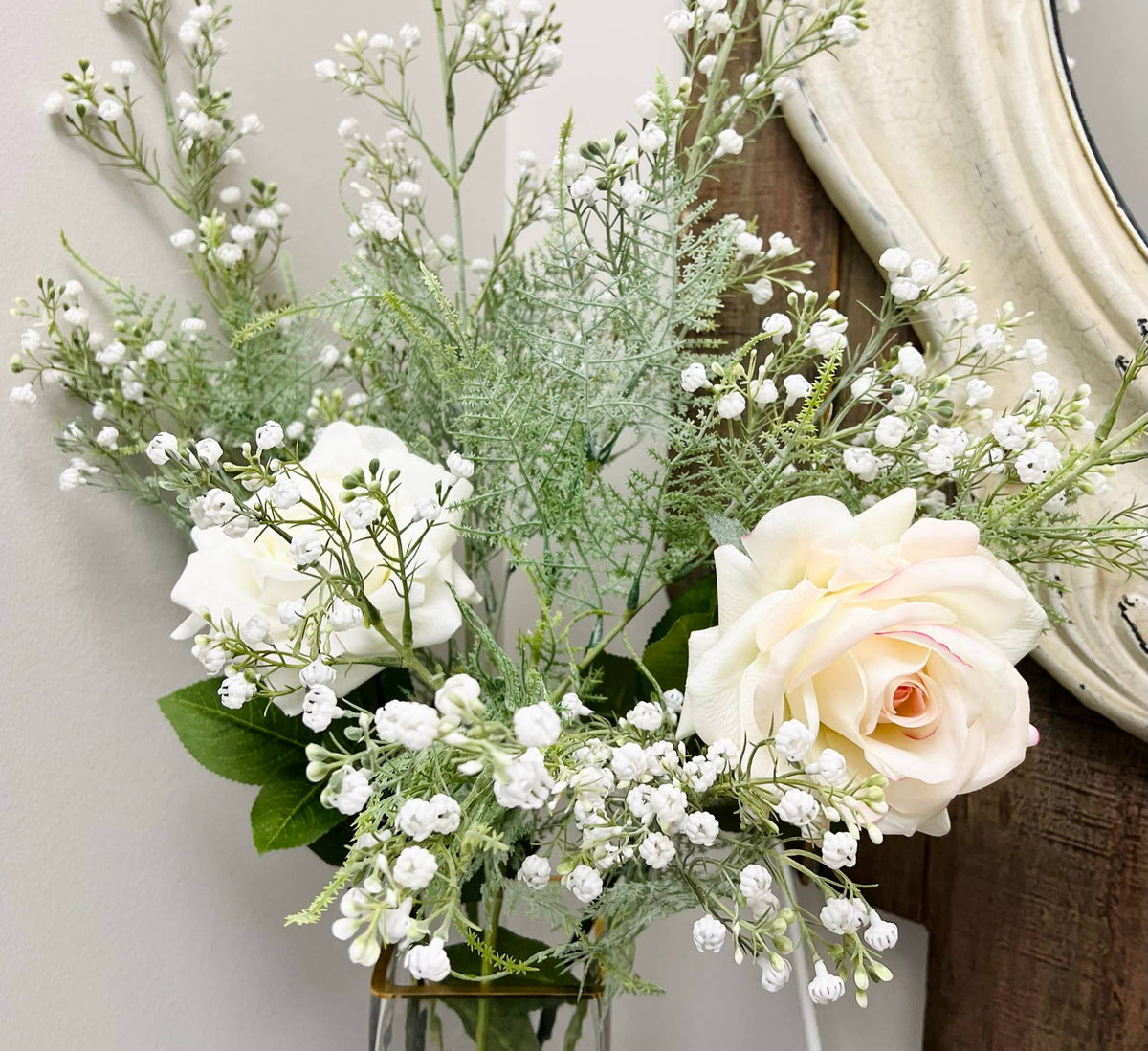 Frosted Soft touch Baby's breath spray